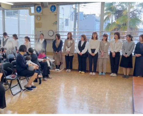 明石　こども園　入園式