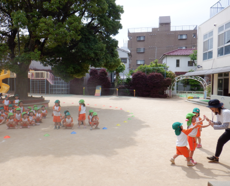 明石　こども園　かけっこ
