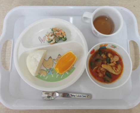 明石 保育園 給食