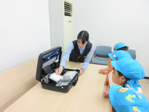 西明石５歳車掌体験カバン