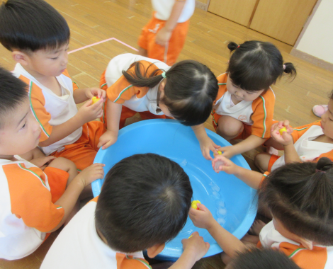 明石 保育園 夏遊び