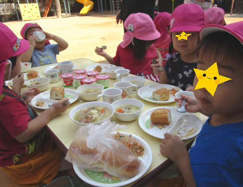 明石 保育園 お給食2