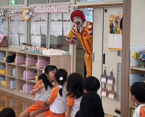 明石　保育園　マクドナルド