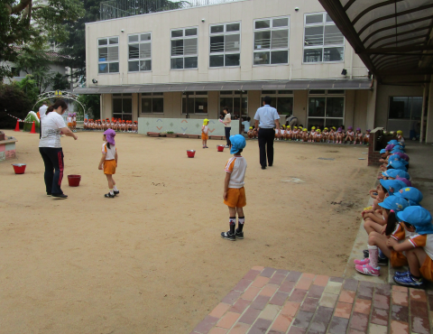 明石 保育園 花火講習