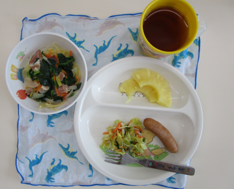 明石 保育園 給食