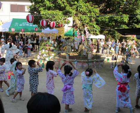明石　保育園　盆踊り