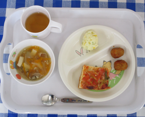 明石 こども園 給食