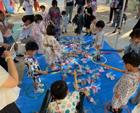 明石　保育園　夕涼み会１