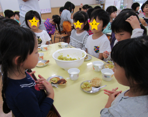 明石 保育園 クッキング