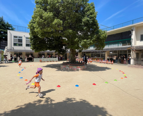 明石　保育園　園庭