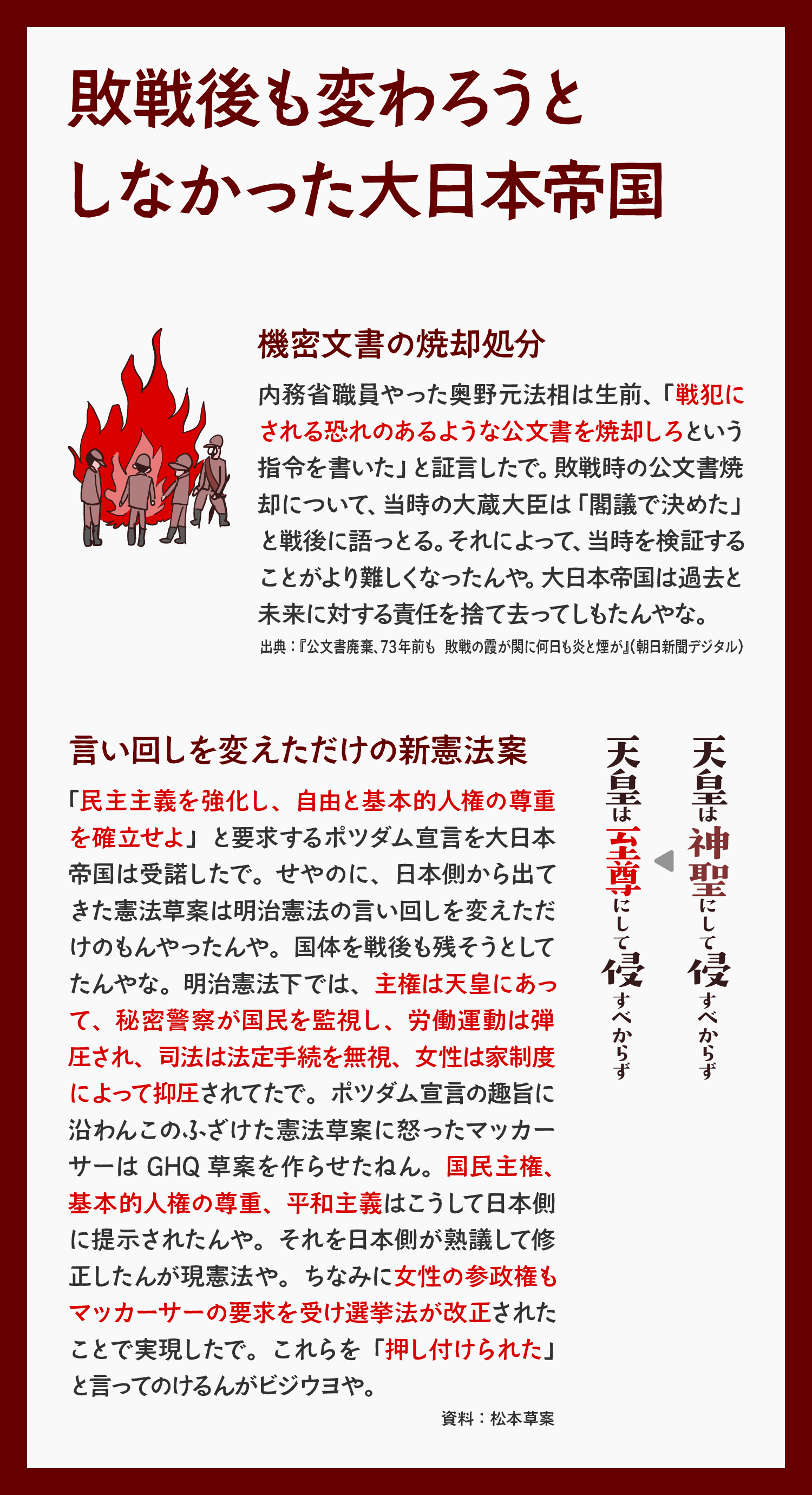 大日本帝国を美化しとるウヨさんへ ネトウヨの寝耳にウォーター 大日本帝国を美化しとるウヨさんへ ネトウヨの寝耳にウォーター