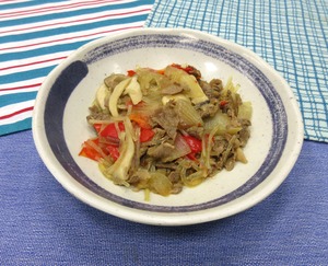 牛肉の炒め物200910