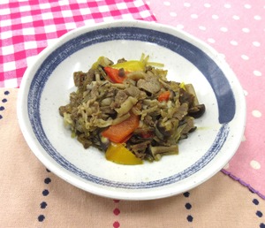 牛肉ときのこの炒め物200207B