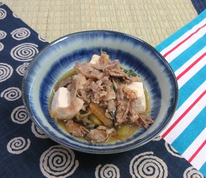 牛肉すき焼き風200830