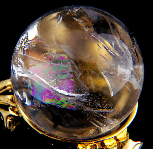 レインボー水晶