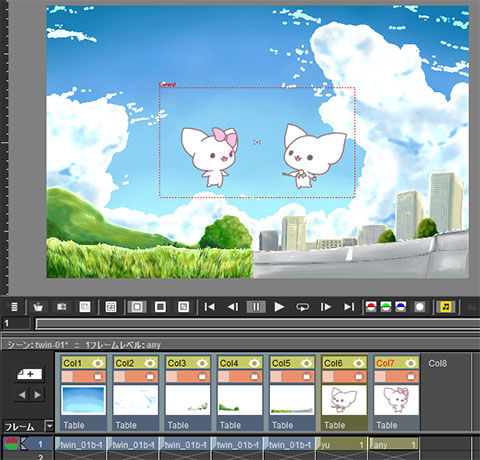 Opentoonz 014 Psdファイルの読み込み あいるクリエイト