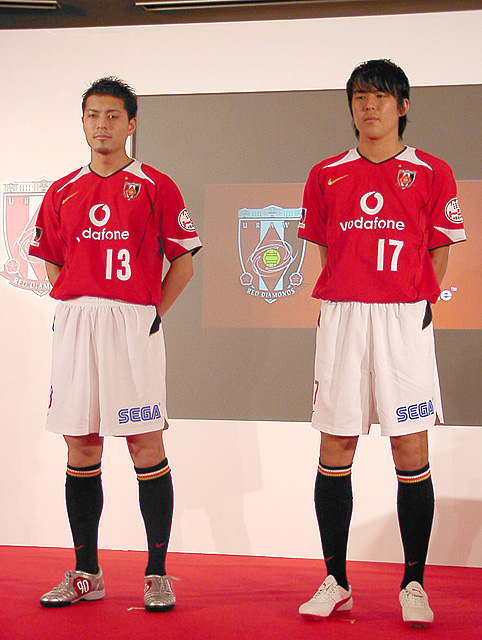 浦和レッズ 2005レプリカユニフォーム NIKE 浦和レッズ 05 ユニフォーム ホーム半袖 #17長谷部誠