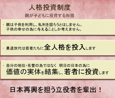 人格投資制度