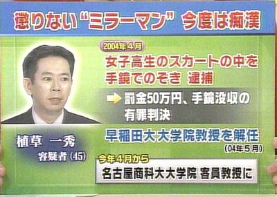植草一秀 痴漢冤罪事件