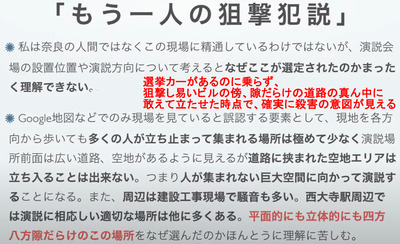 単独犯説の矛盾解消の仮設18