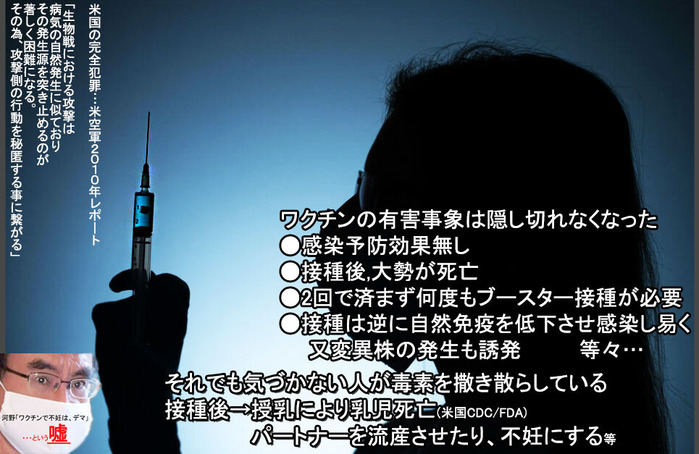 米国の完全犯罪 ワクチンの有害事象は隠し切れなくなった