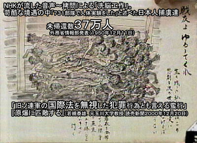 731部隊の証言 シベリア抑留 赤化教育1