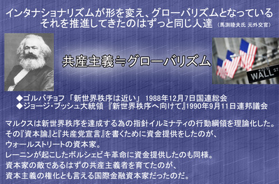 共産主義=グローバリズム ユダヤが分からない人向けs