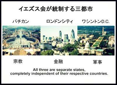 イエズス会が支配する三都市