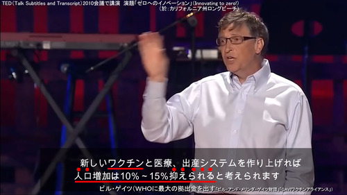 ワクチンで人口増加を10~15%抑える ビル・ゲイツ