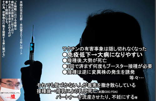 米国の完全犯罪 ワクチンの有害事象は隠し切れなくなった