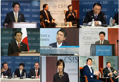 ＣＳＩＳ 安倍夫婦　麻生　進次郎　橋下徹　稲田朋美