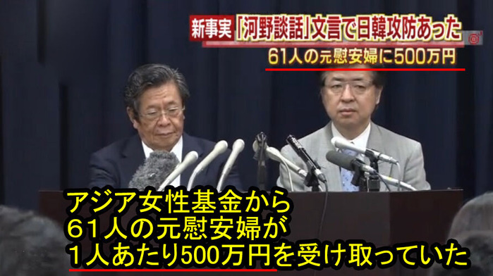 慰安婦一人5百万