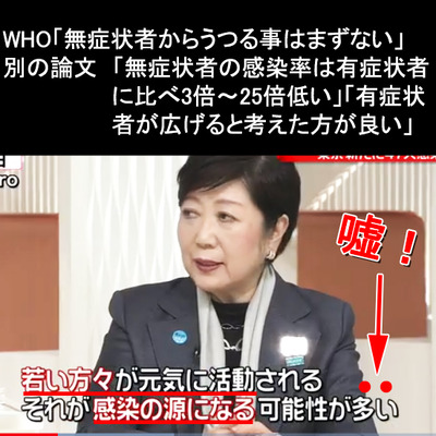 小池百合子　若者の動きが感染源2