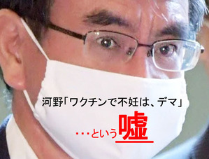 「ワクチンで不妊はデマ」河野ｓ
