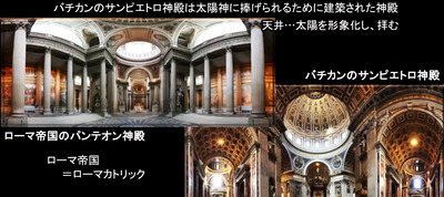 15 バチカンのサンピエトロ神殿は太陽神