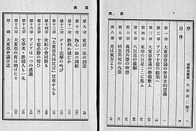 19431106 大東亜共同宣言4 目次