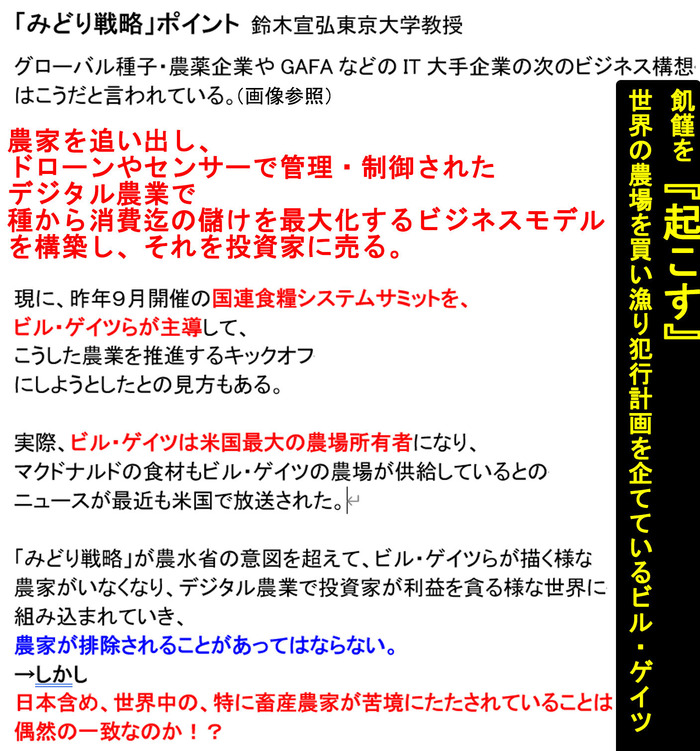 「みどり戦略」ポイント 鈴木宣弘1