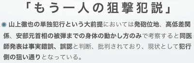 単独犯説の矛盾解消の仮設13
