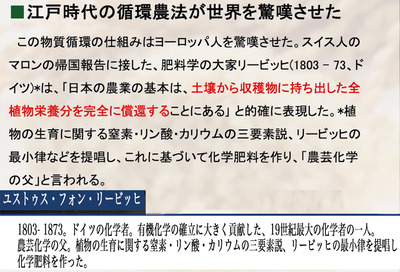 013江戸の循環農法が世界を驚かせた リービッヒ