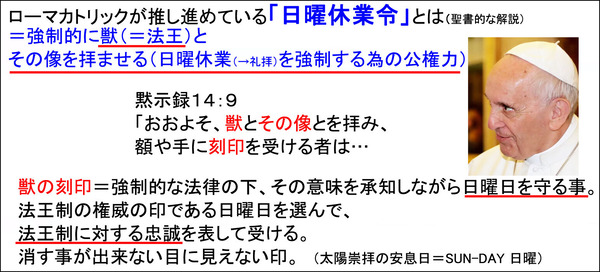 「日曜休業令」とは（ 1