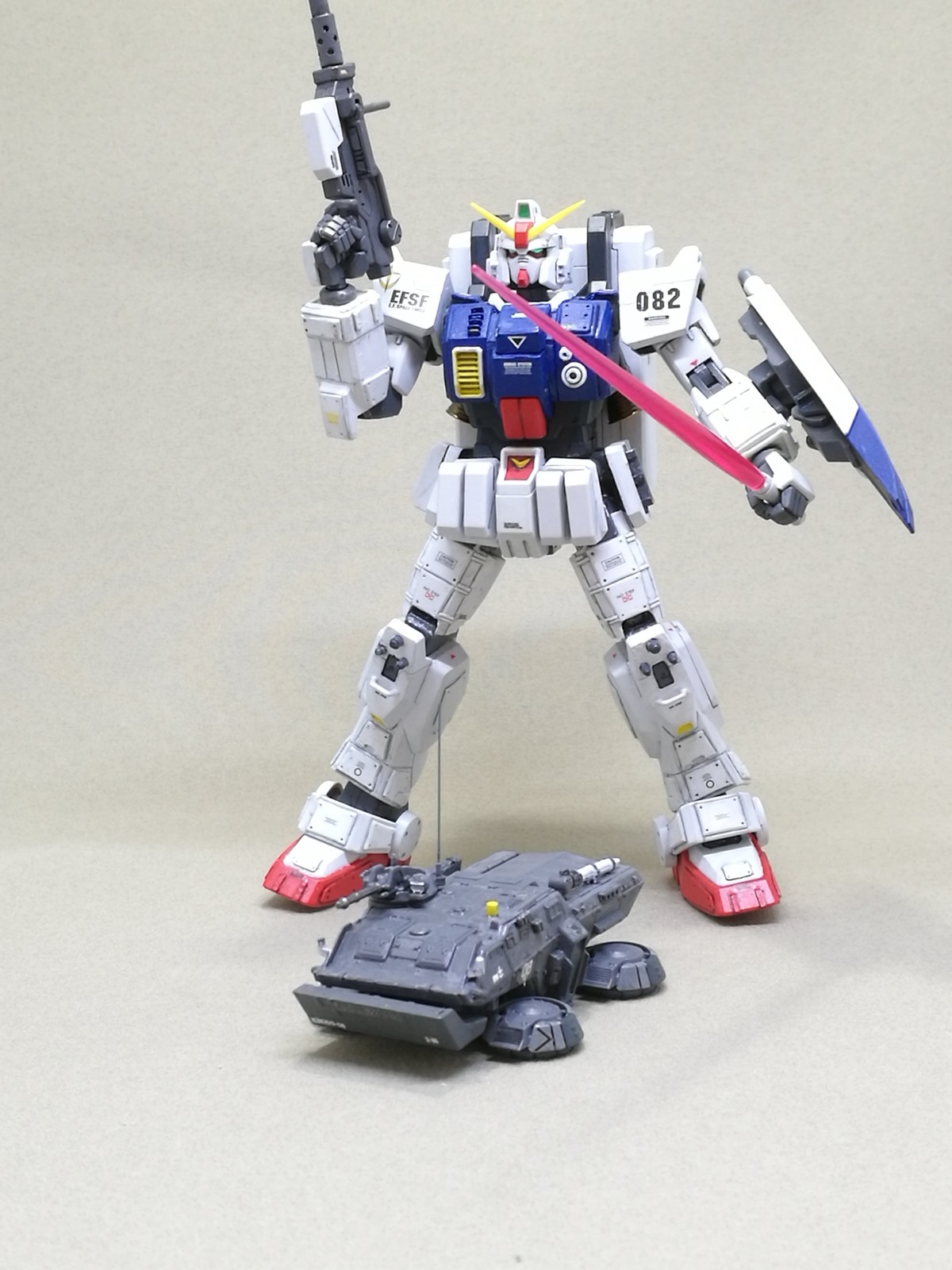 完成 Hguc陸戦型ガンダム 愛もけ 愛知で模型日記