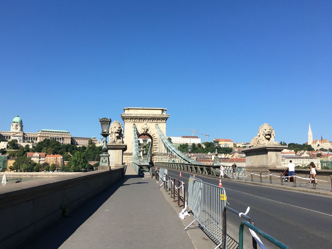 ドナウ川に架かるセーチェニ鎖橋 Szechenyi Lanchid ドナウの東か 遥かもっと東から