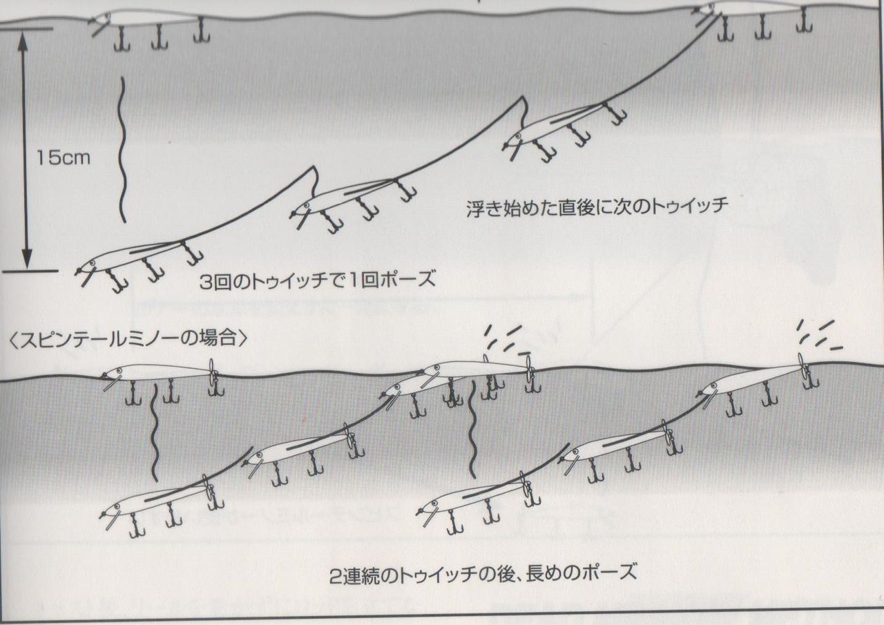 ミノー ジャークベイトの使い方とテクニック 釣りたいバス釣り日記 ミノー ジャークベイトの使い方とテクニック 釣りたいバス釣り日記