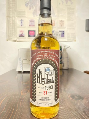 クライヌリッシュ1993 31yo/3R復刻ラベル : BAR Te・Airigh 秩父の