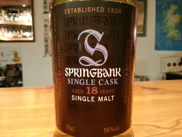 スプリングバンク 1995 18年forBar Caruso10th Anniv. Speyside  