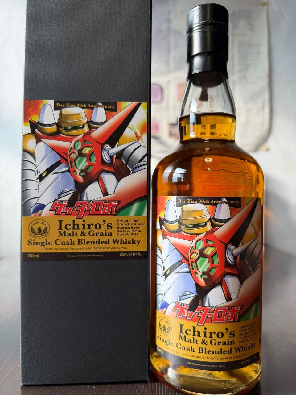 イチローズモルト&グレーン#0111 Bar Zizz 30th Anniversary&WHISKY