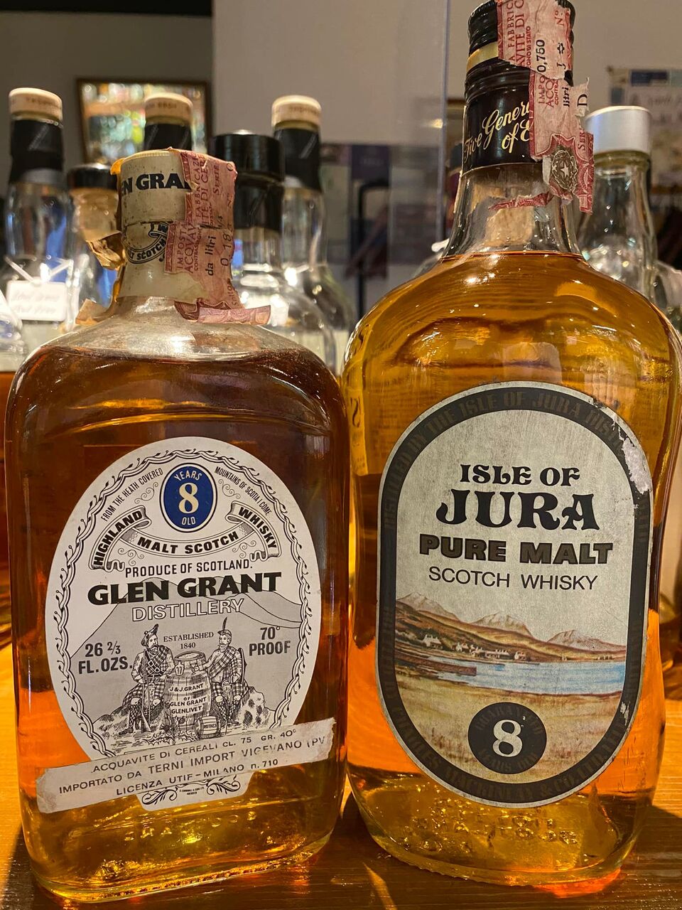 ジュラ8年　70年代流通 ジュラ8年とグレングラント8年 : BAR Te・Airigh 秩父の小さな隠れ家