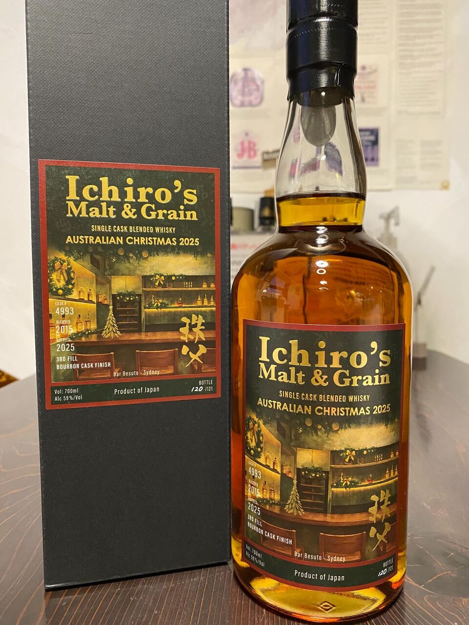 イチローズモルト&グレーン10yo オーストラリアクリスマスエディション