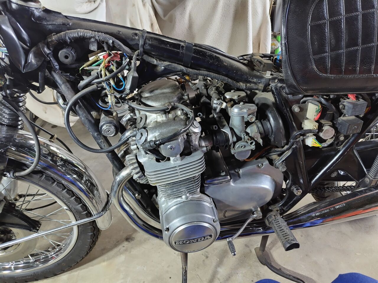 CB550インシュレーター交換とキャブ清掃 : 年寄りの冷や水昔懐かし 