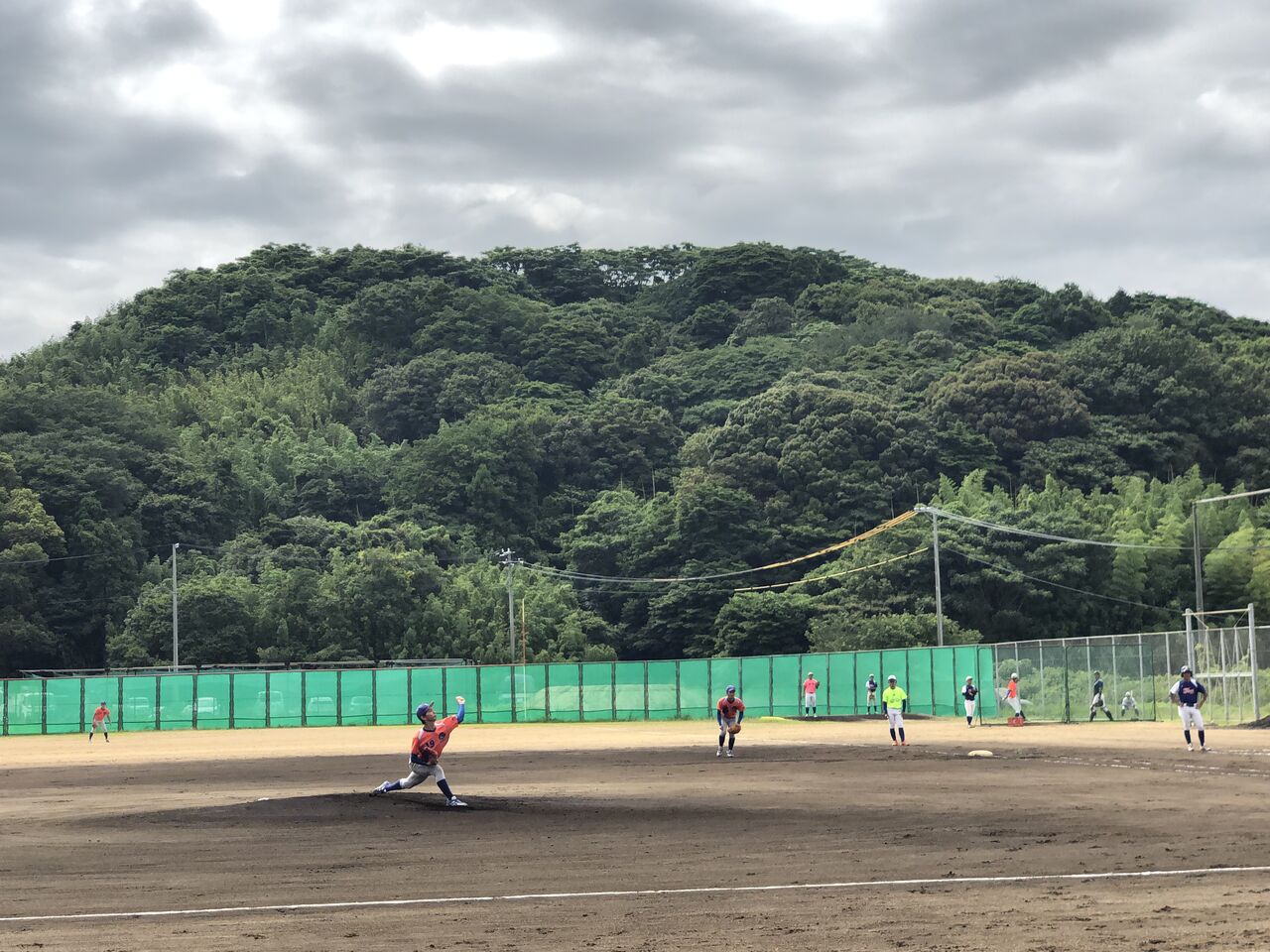 東亜大学野球部のグランドコート